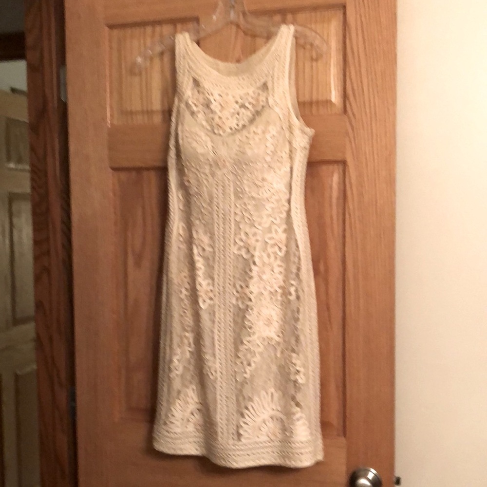 SueWong size 8 dress in blush